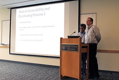 Hadi and Dan present on accessibility and purchasing. Hadi and Dan present on accessibility and purchasing.