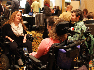 Image of participants collaborating at the 2014 AccessSTEM CBI