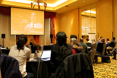 Participants watch a video.