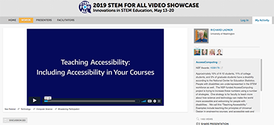 STEM for All Video Showcase STEM for All Video Showcase