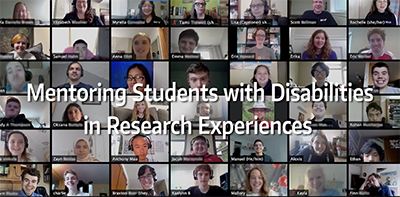 A screenshot from the video Mentoring Research Students 