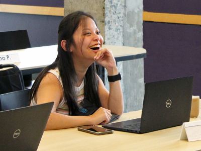 Jillian participated in the web accessibility class in Summer Study 2023.