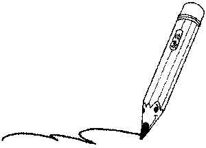 Black and white pencil illustration