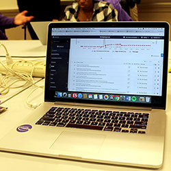 A computer showing SiteImprove.