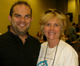 Sheryl and Trailblazer Loren Mikola.