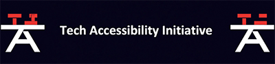 Tech Accessibility Initiative logo Tech Accessibility Initiative logo