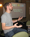 todd.jpg Todd Kloots from Yahoo! gives his presentation.