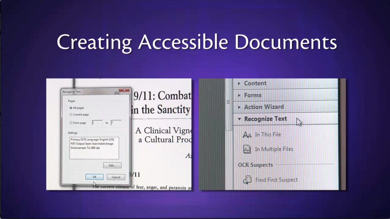 Creating Accessible Documents: DO-IT Video
