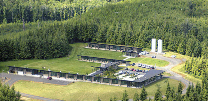 Olympic Natural Resources Image - building in wooded area