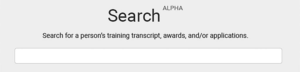 Screenshot Showing Close Up of Search Bar