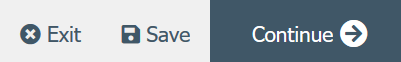 screenshot of the continue button