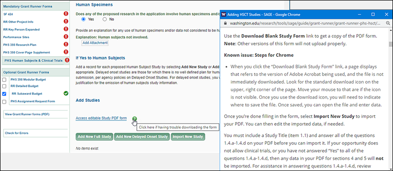 h s c t form showing help for pdf download