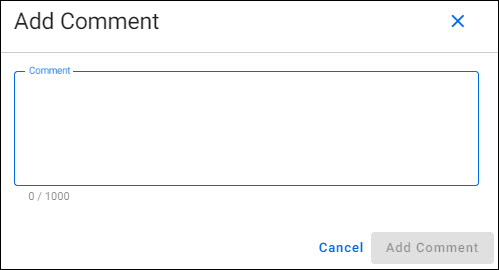 more actions add comment dialog