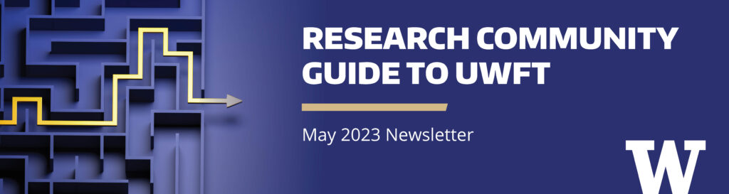 Header Image: Research Community Guide to UWFT, May Edition