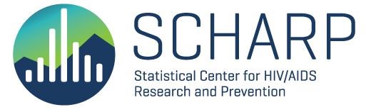 Logo for SCHARP, Statistical Center for HIV/AIDS Research and Prevention