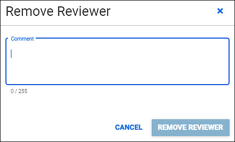 advance remove ad hoc reviewer