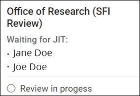 s f i node after reviews complete
