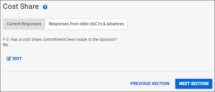 advance cost share current tab