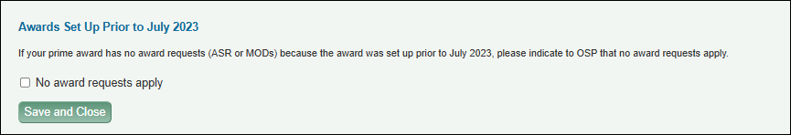 No award requests apply checkbox