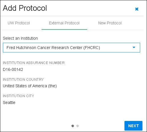 external protocol details
