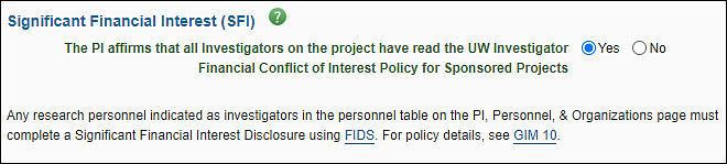 e g c 1 significant financial interest