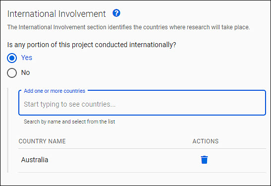 E G C one international involvement