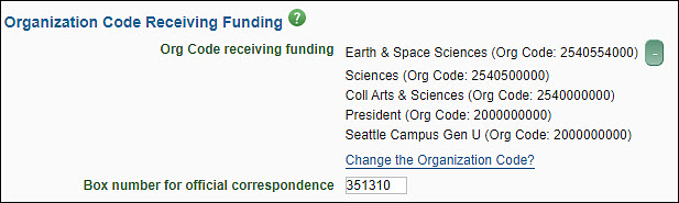 E G C one org code hierarchy example