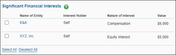 s f i list for non p h s sponsor