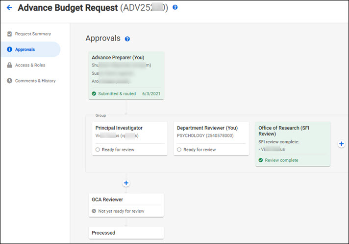 advance product update approvals