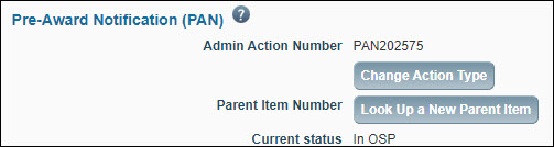 admin action changed to pan