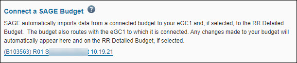 grant runner application connected budget link