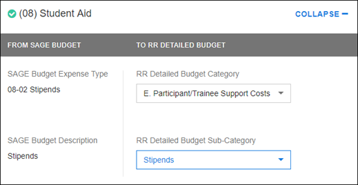 sponsor budget map section 08