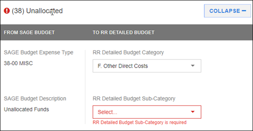 sponsor budget map section 38