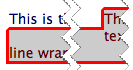 Mitered borders