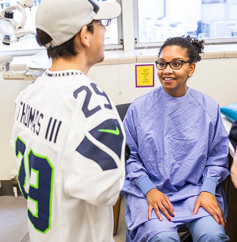 DECOD dentists, like second-year general practice resident Dr. Keturah Lowe, treat patients who have a wide range of special needs, including those with autism, multiple sclerosis or cerebral palsy.