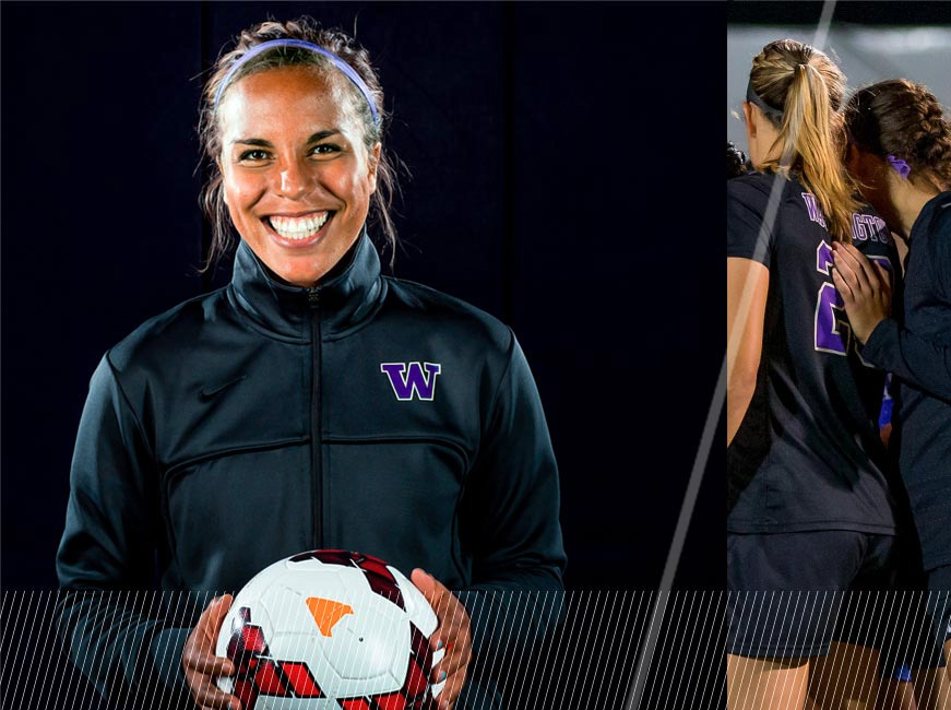 Husky women’s soccer standout Havana McElvaine, ’17.